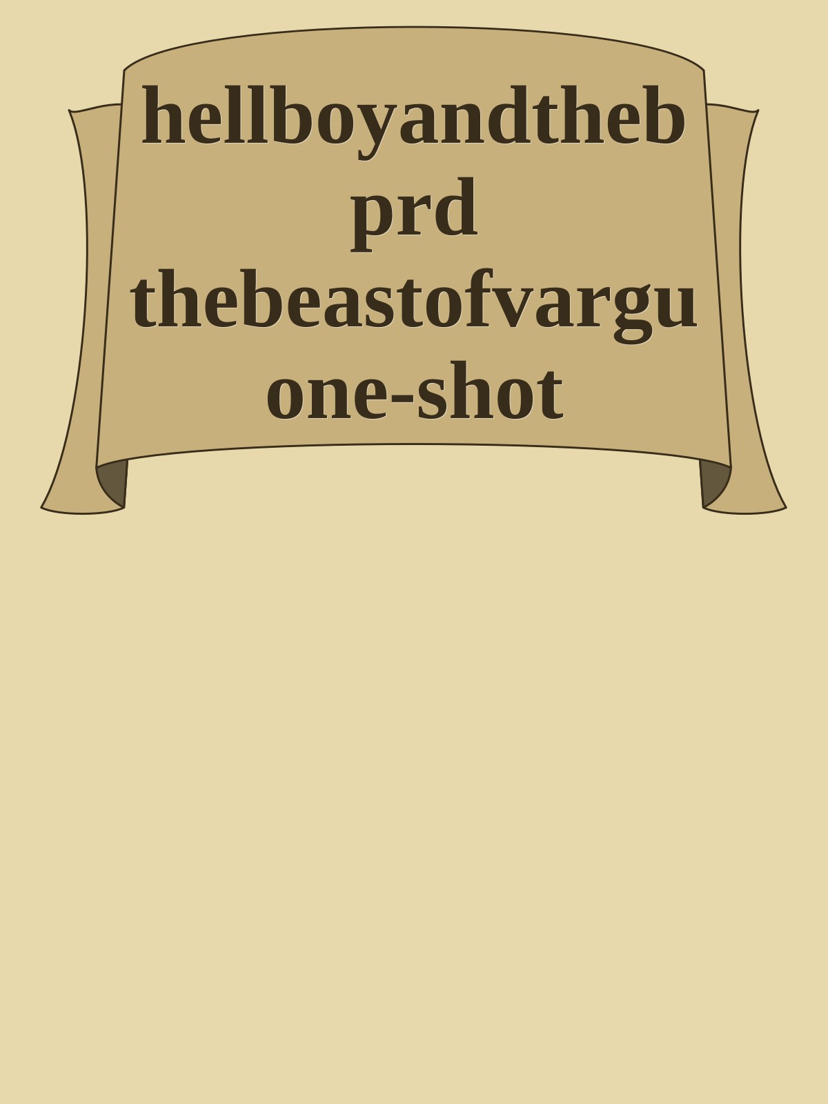 hellboyandthebprd thebeastofvarguone-shot