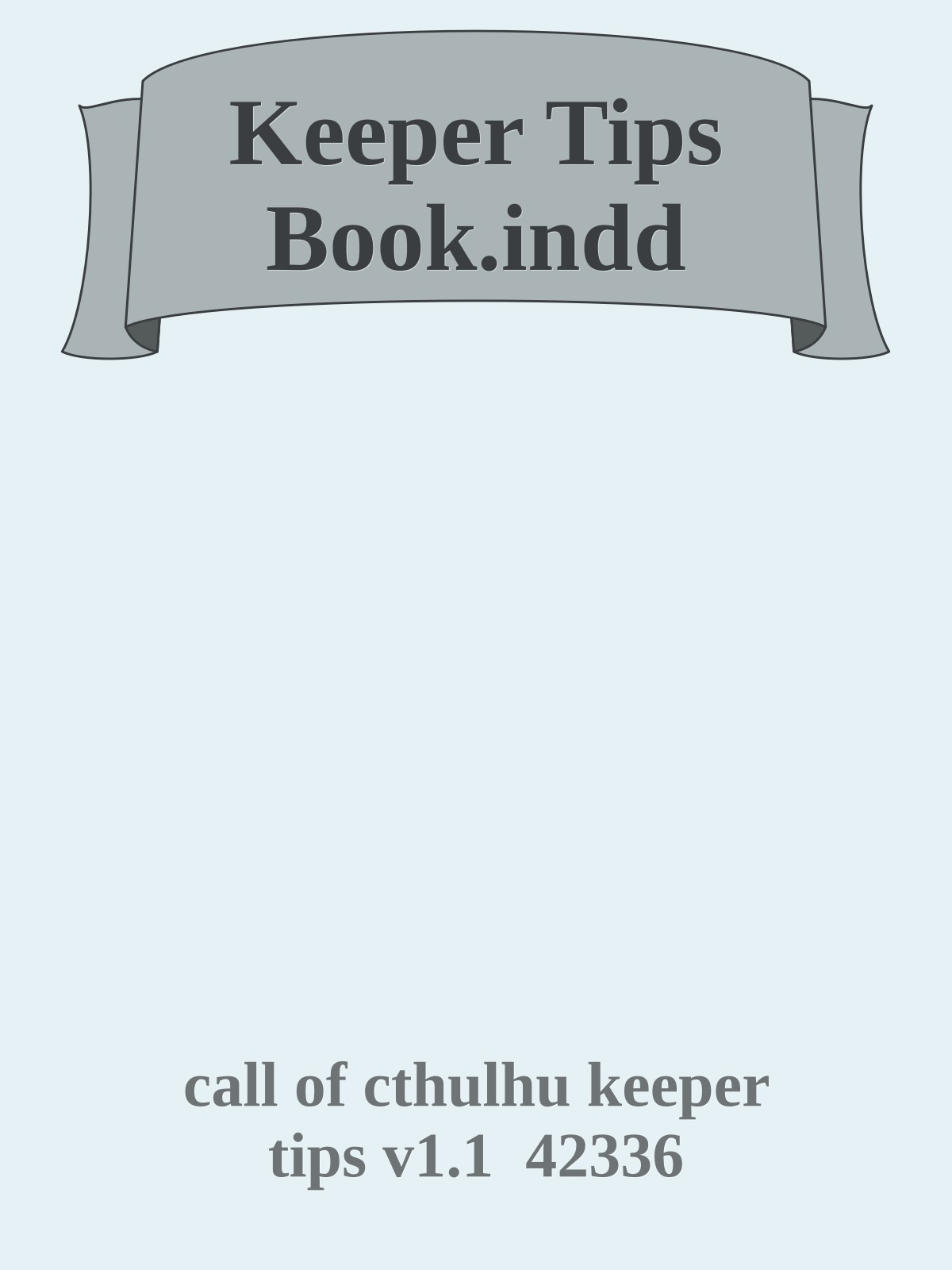 Keeper Tips Book.indd