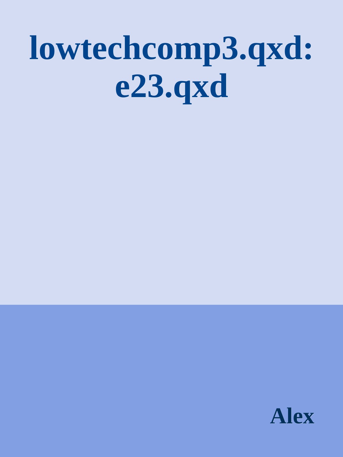 lowtechcomp3.qxd:e23.qxd