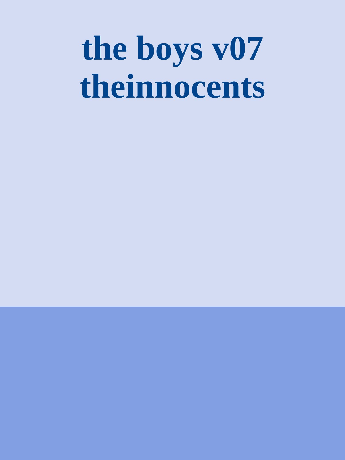 the boys v07 theinnocents