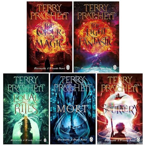 Discworld Novel Series Compendium: The Colour of Magic / The Light Fantastic / Equal Rites / Mort / Sourcery
