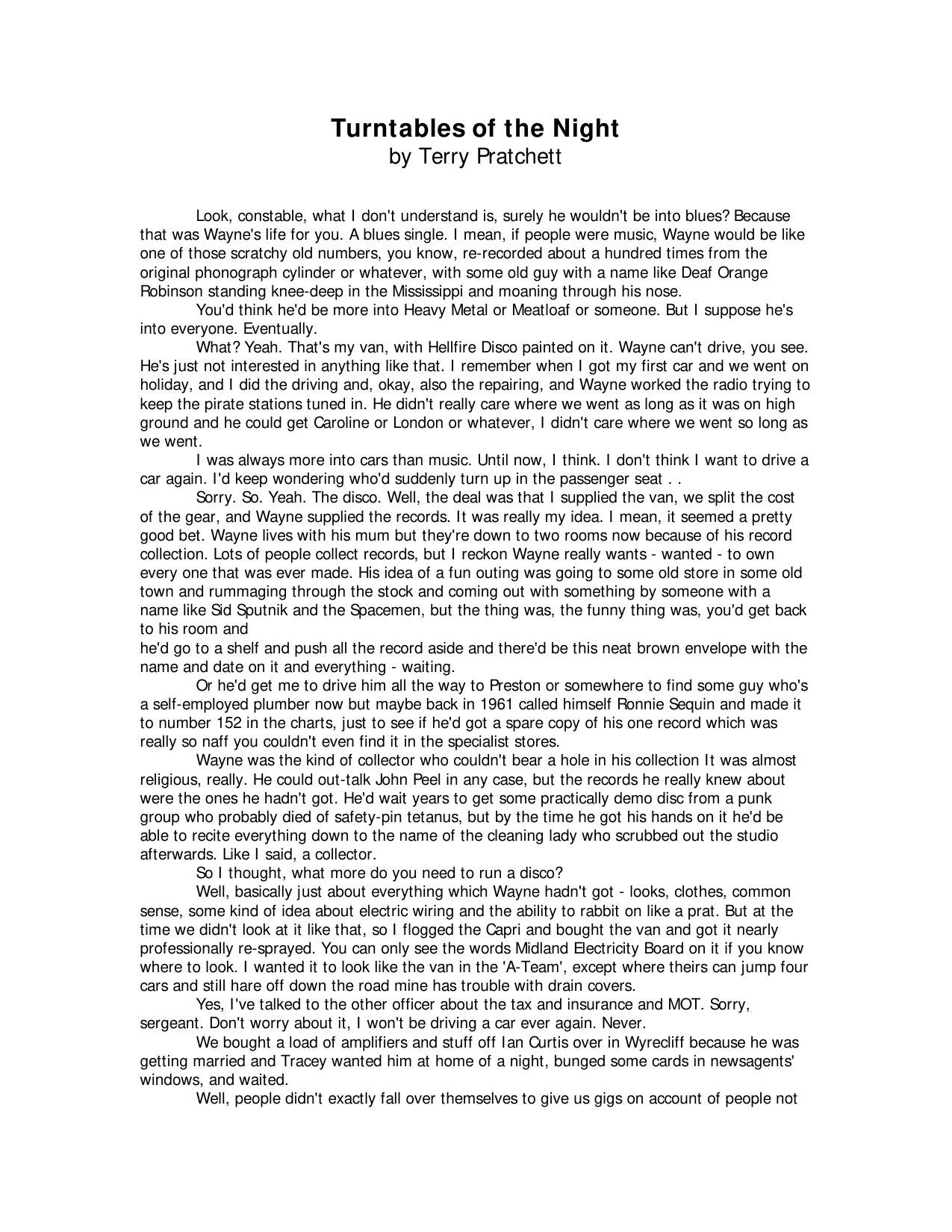 Turntables of the Night