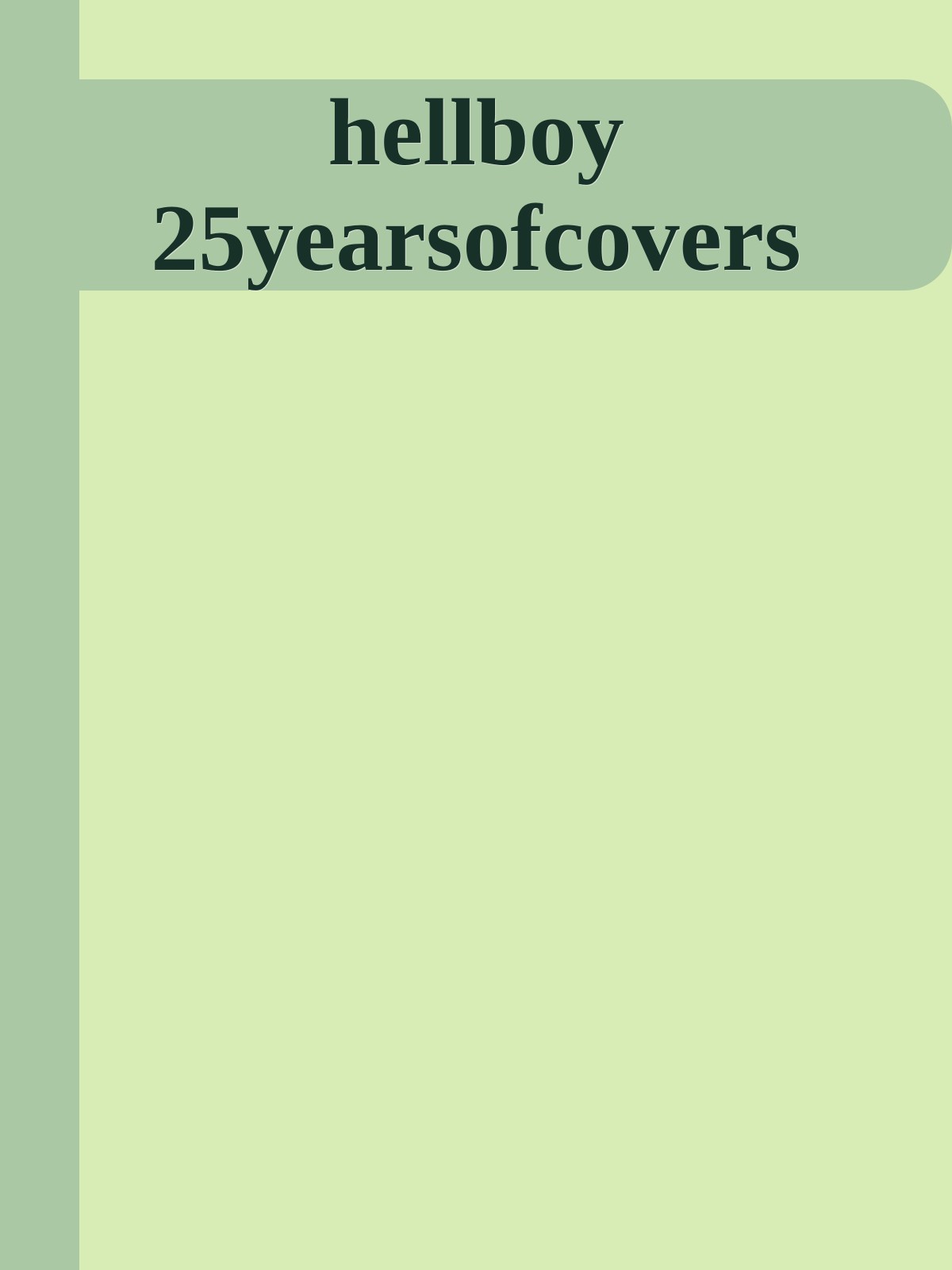 hellboy 25yearsofcovers