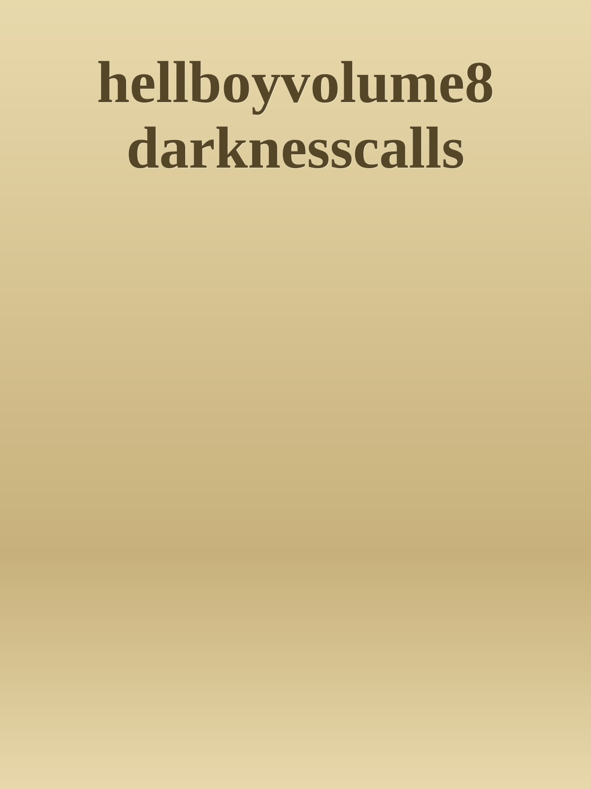 hellboyvolume8 darknesscalls