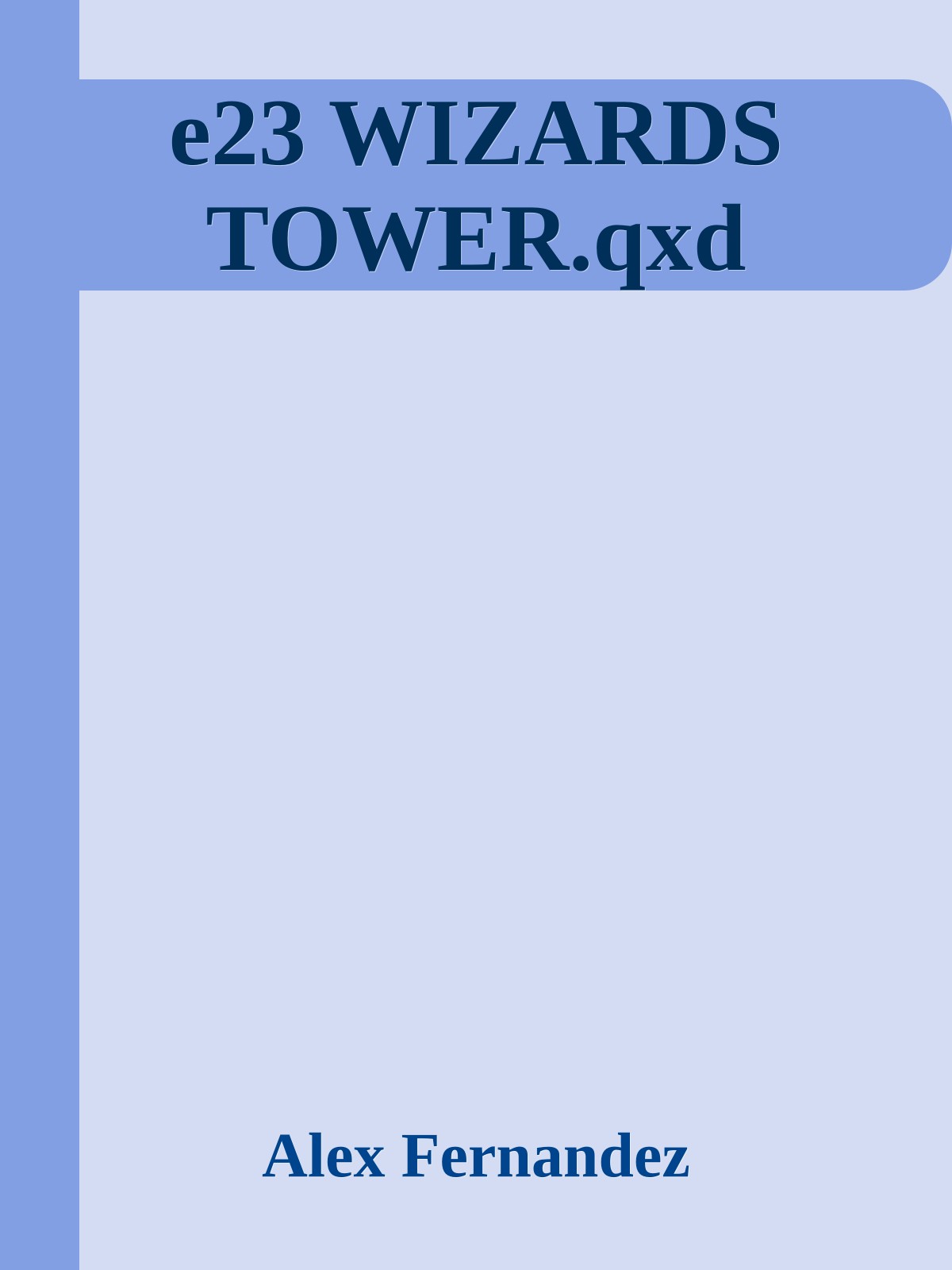 e23 WIZARDS TOWER.qxd