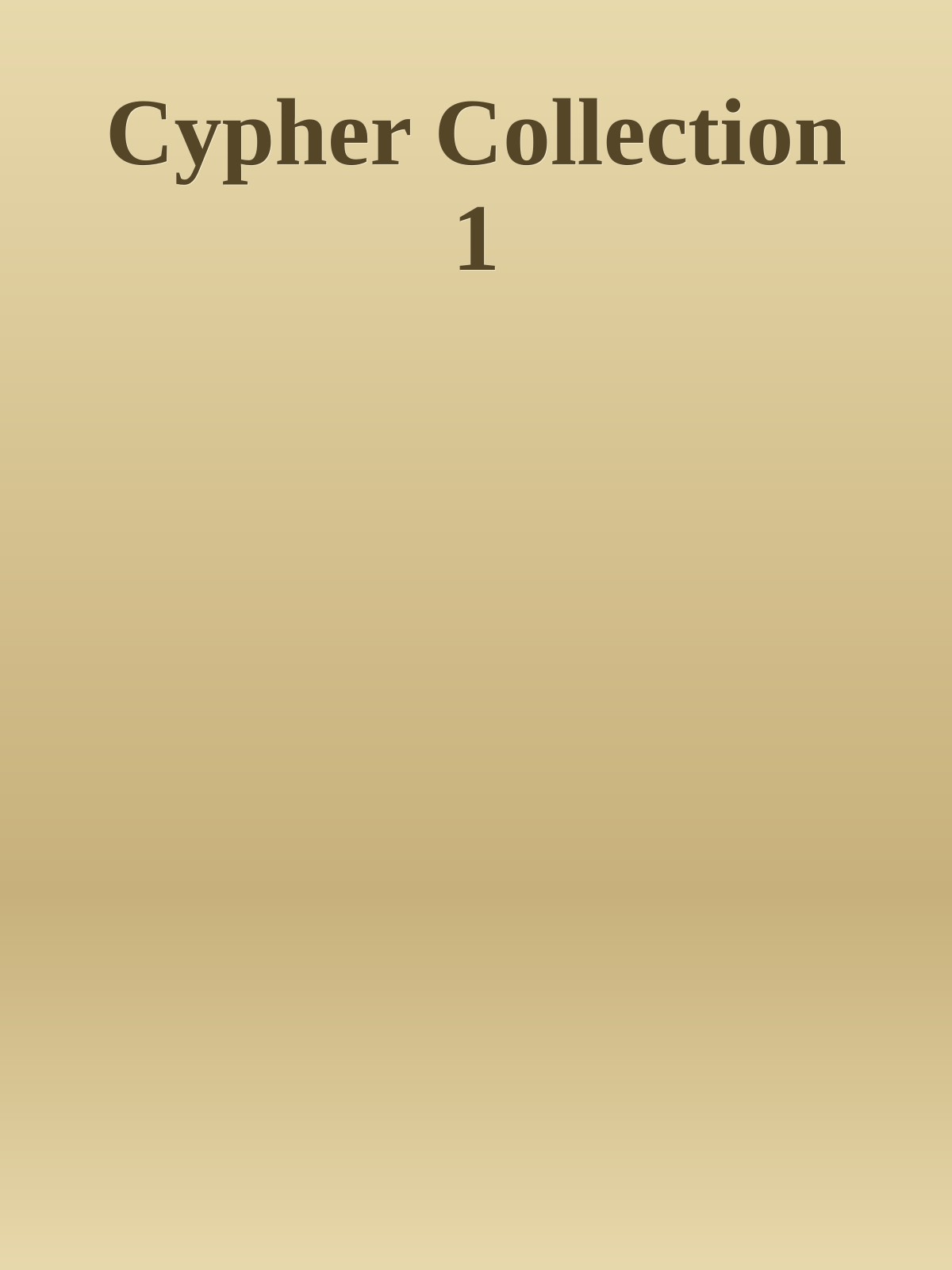 Cypher Collection 1