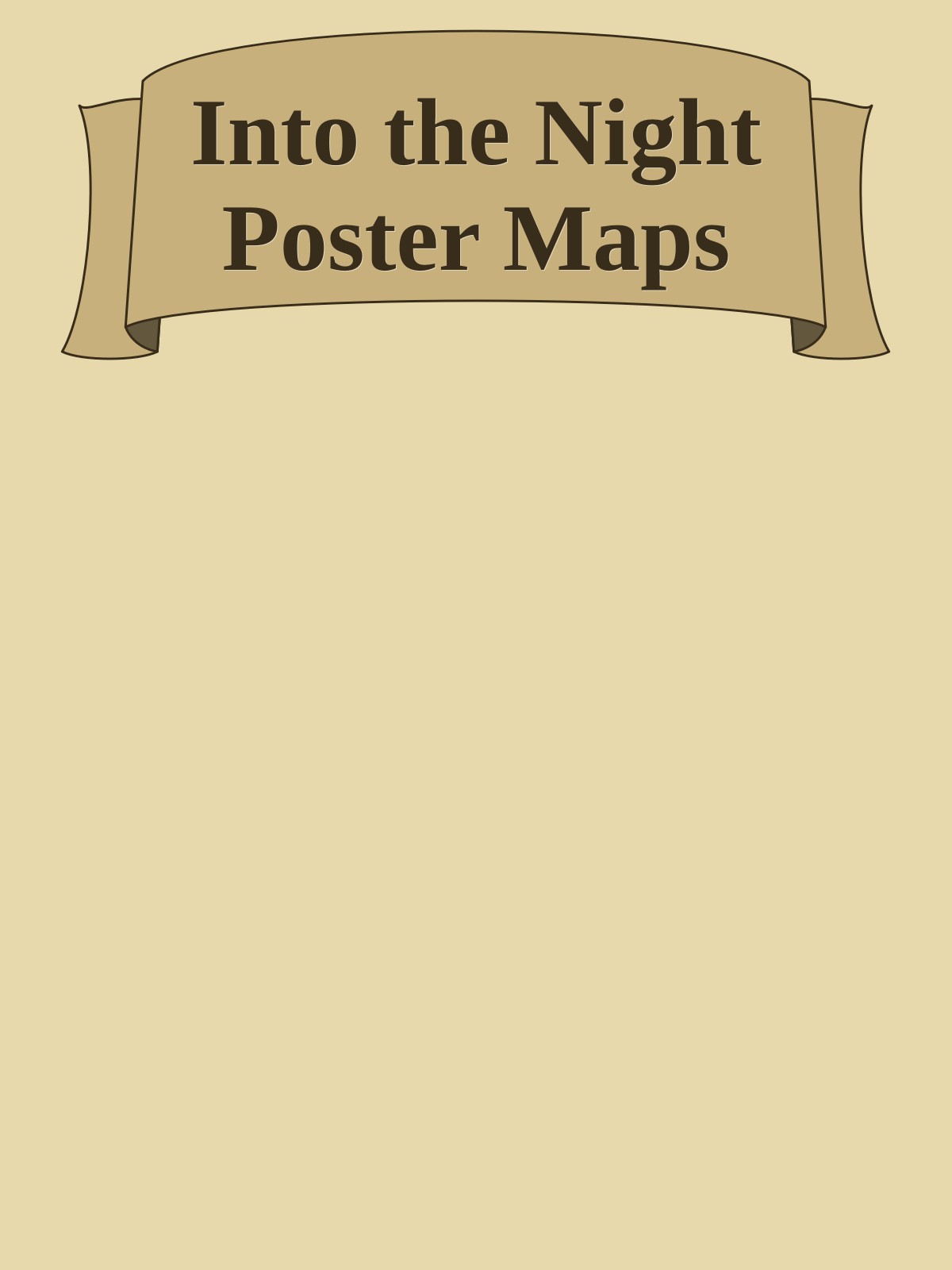 Into the Night Poster Maps