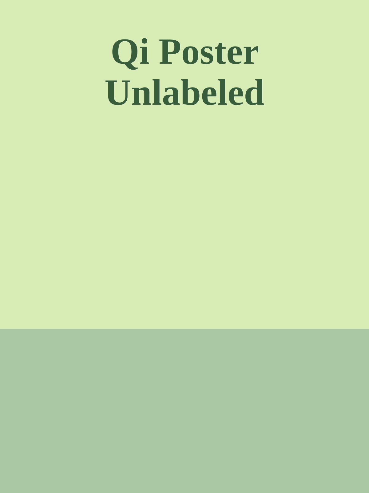 Qi Poster Unlabeled