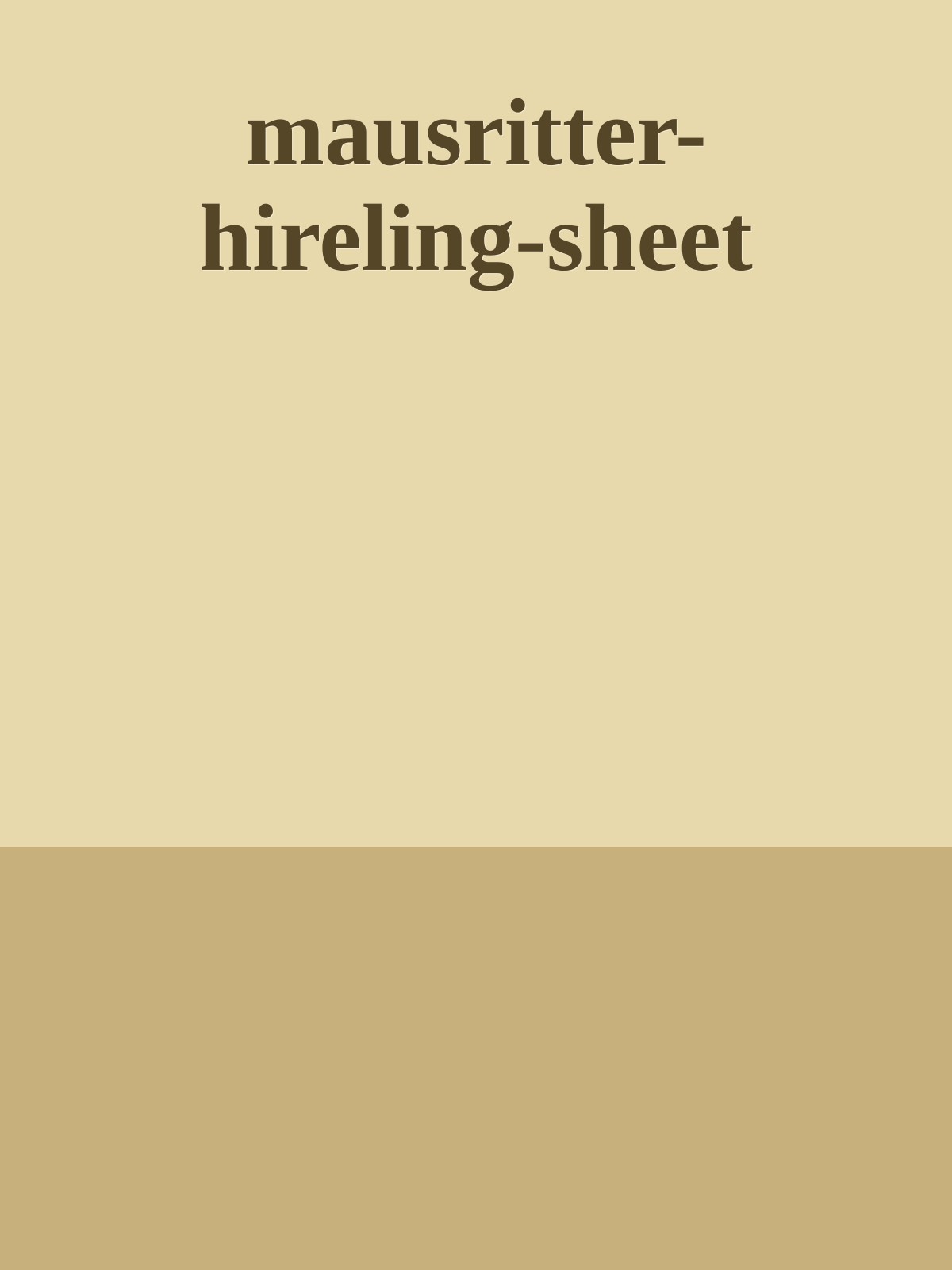 mausritter-hireling-sheet